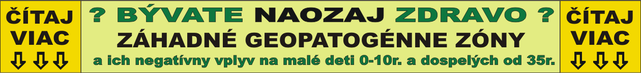 Geopatogenne Zóny – Meranie a Odrušenie na celom Slovensku
